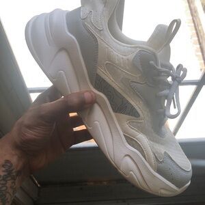 White shoes got them as a gift but I can’t fit them